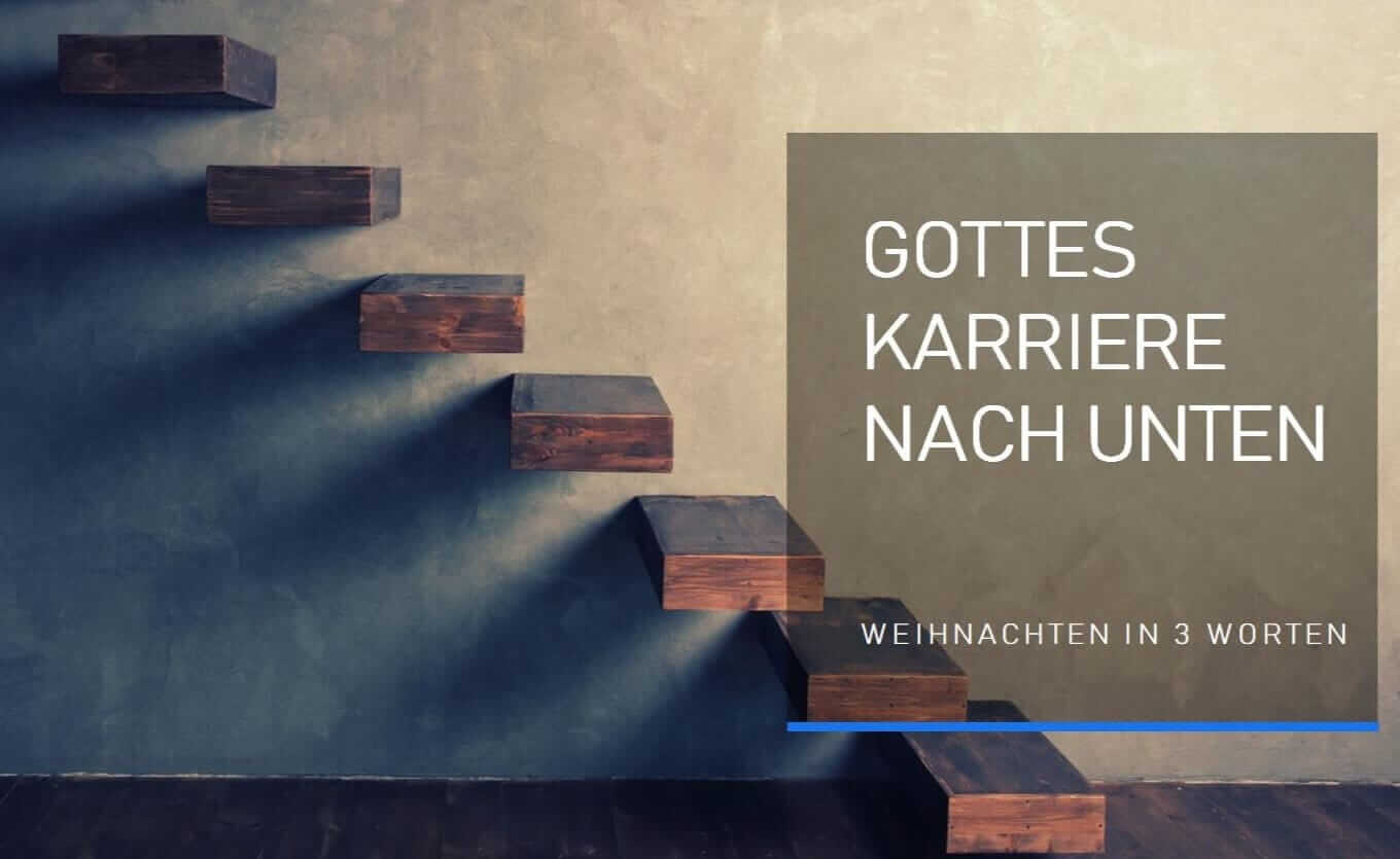 GOTTES KARRIERE NACH UNTEN